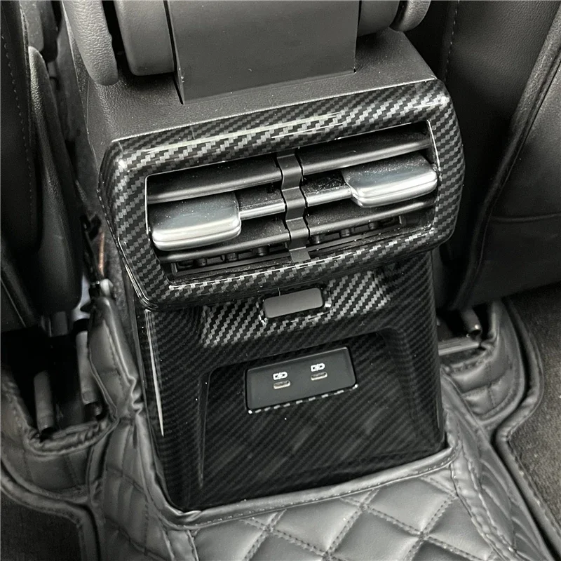 

WELKINRY For Audi A3 8Y 4th Gen 2021–2025 Car Central Armrest Back Rear Tail Seat Air Conditioning Vent Outlet USB Socket Trim