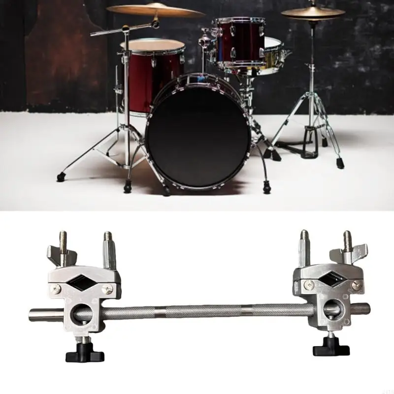 Professional Double Drum Hardware Clamps Enhancing Grip and Easy Installation Suitable for Multifuntional Drum Setup 