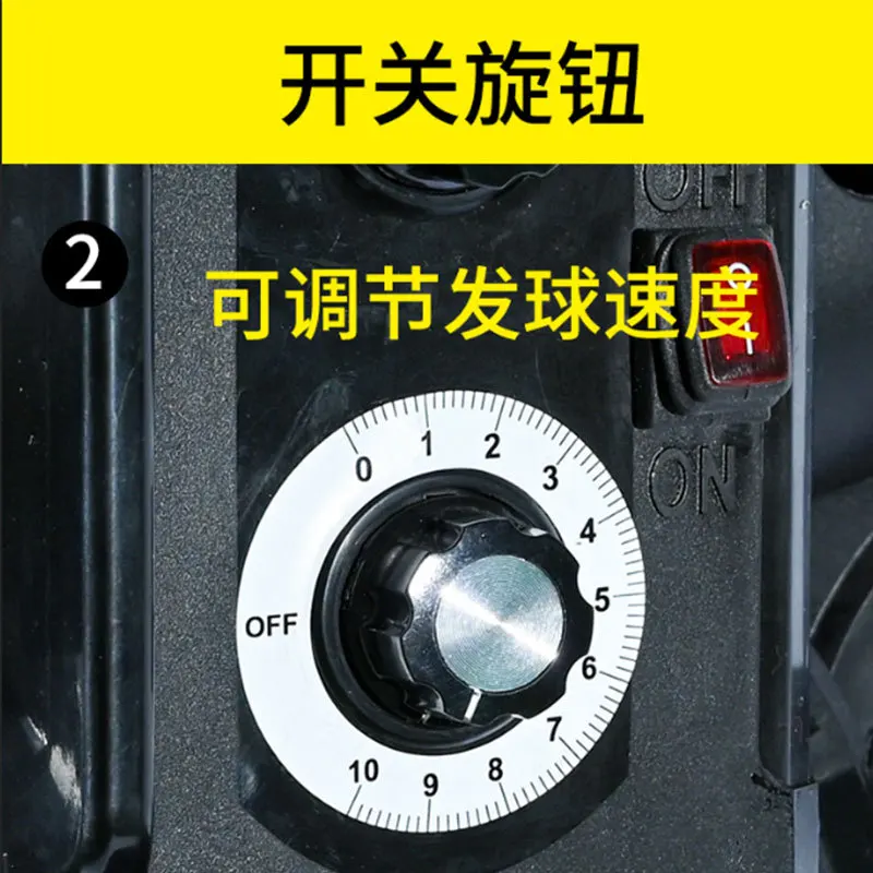 

Two-round baseball serve tennis serve toss machine, practice single with catch net practitioner