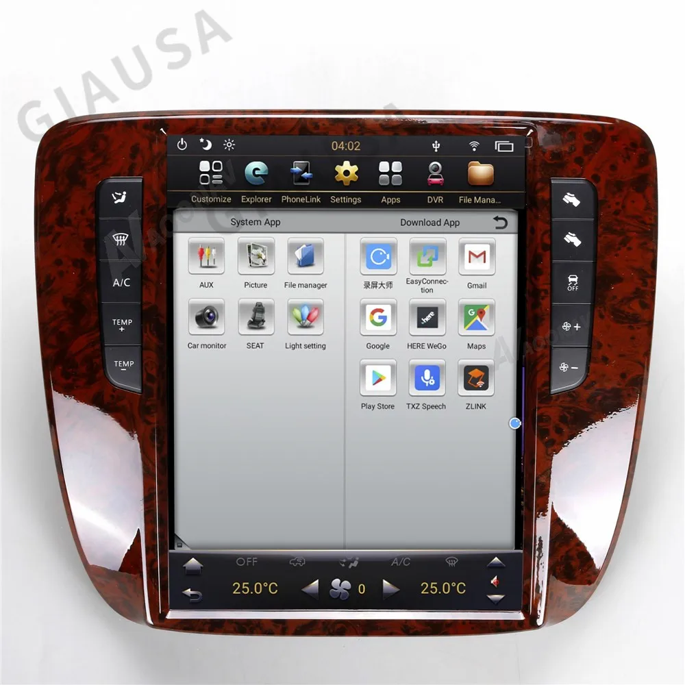 Android 12 Rádio Do Carro para GMC Yukon, Chevrolet Tahoe, Chevrolet Silverado 2007-2012, Rádio Auto Estéreo, Tela Tesla, Unidade Principal