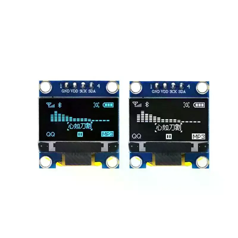 DIYUSER 0.96 Inch SSD1306 OLED Display 128x64 IIC I2C Serial: 1Pc LCD Screen With White Blue Yellow Colors