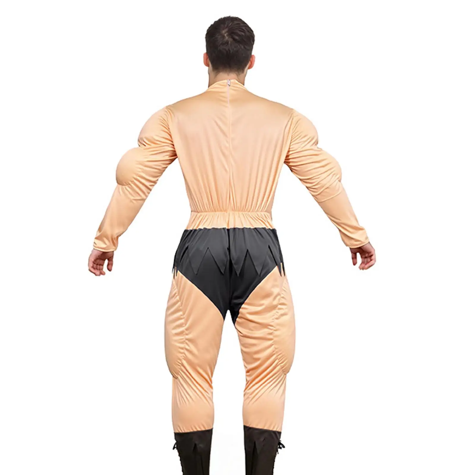 Stage Jumpsuit Muscular Male Bodysuit Costume Padded Chest for Men’s Performance Party Outfit