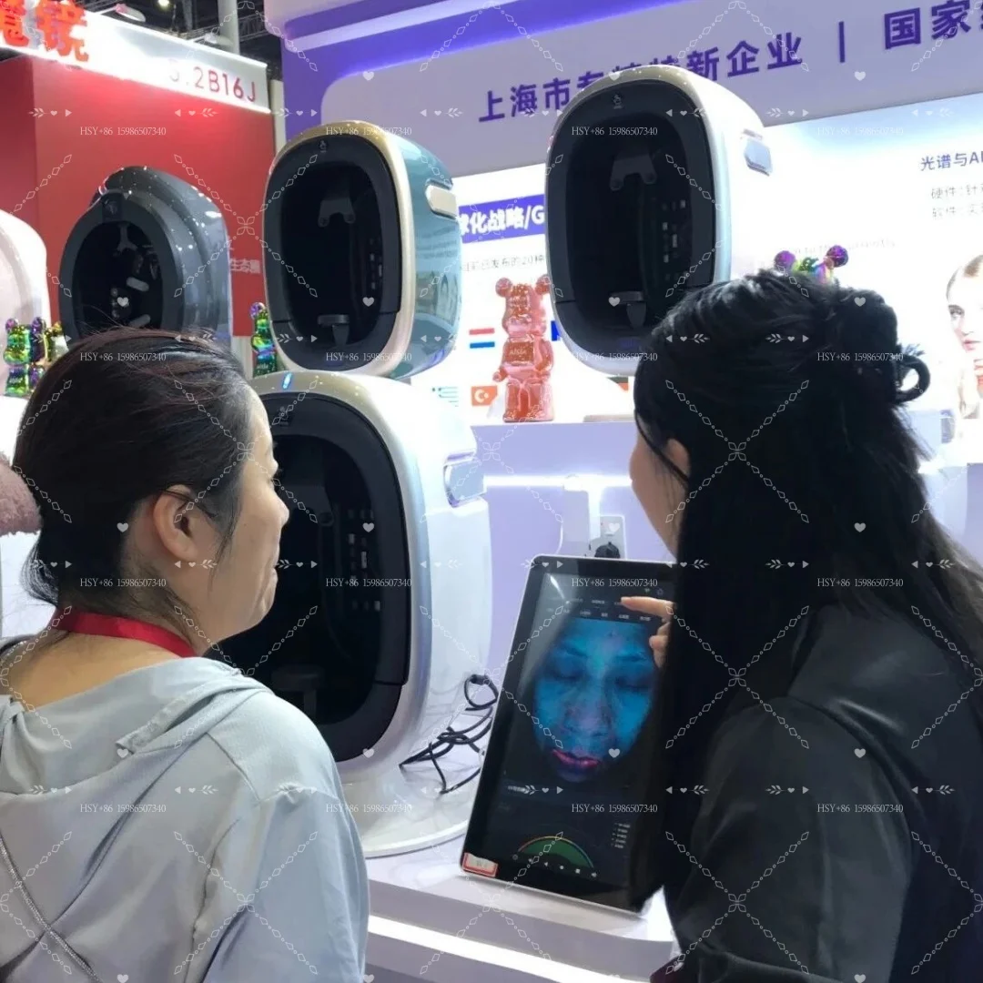 

AISA 15.6 inch O1 Pro 3D Facial Skin Analyzer Machine Profession AI Skin Analyzer Facial Machine Multilingual Face Analysis