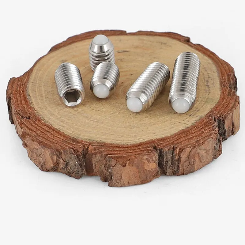 Weiyi 1~20pcs M3 M4 M5 M6 M8 M10 M12 304 Stianless Steel Pom Ball Hex Socket Allen Spring Ball Plunger Grub Set Screw