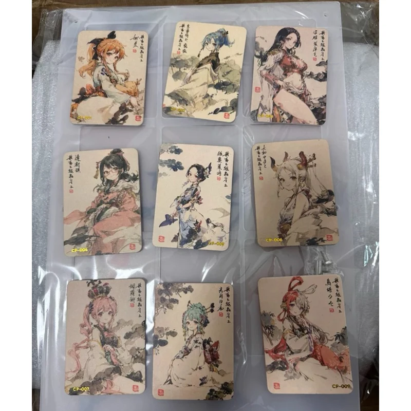Anime One Piece Luffy Zoro Nami Robin Yamato Usopp Vivi Uta Hancock Collectible Cards Christmas Birthday Gifts Children\'s Toys
