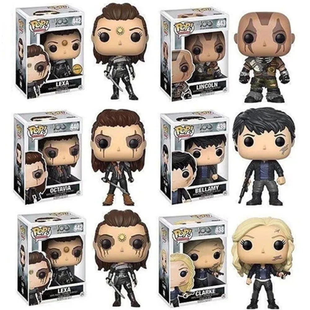 Funko Pop Television The 100 Octavia #440 Raven #441 Clarke #438 Bellamy #439 Lexa #442 Vinyl Action Figure Toys Kids Gifts