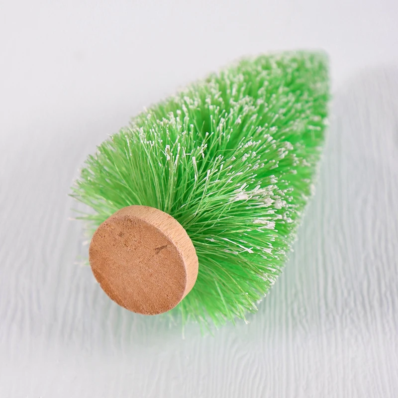 8/12 Stück Mini-Weihnachtsbäume aus Holz, künstlicher Weihnachtsbaum für Weihnachten, Tischdekoration, Weihnachtsdekoration, 2025, Navidad – Detail 9
