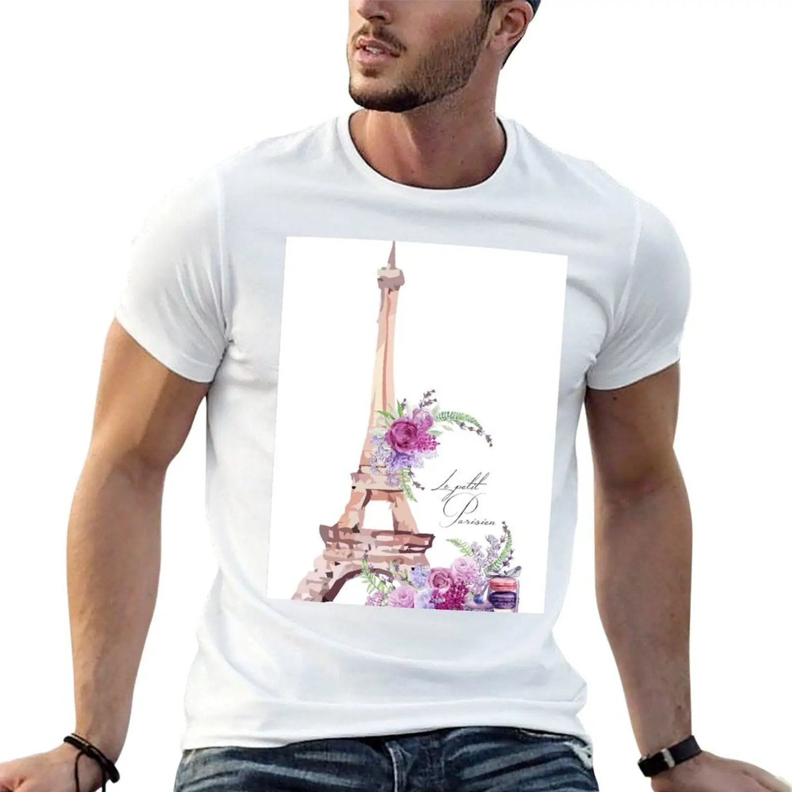 

Eiffel Tower Paris France Vintage T-Shirt man t shirts for men casual man t shirts graphic T-Shirt