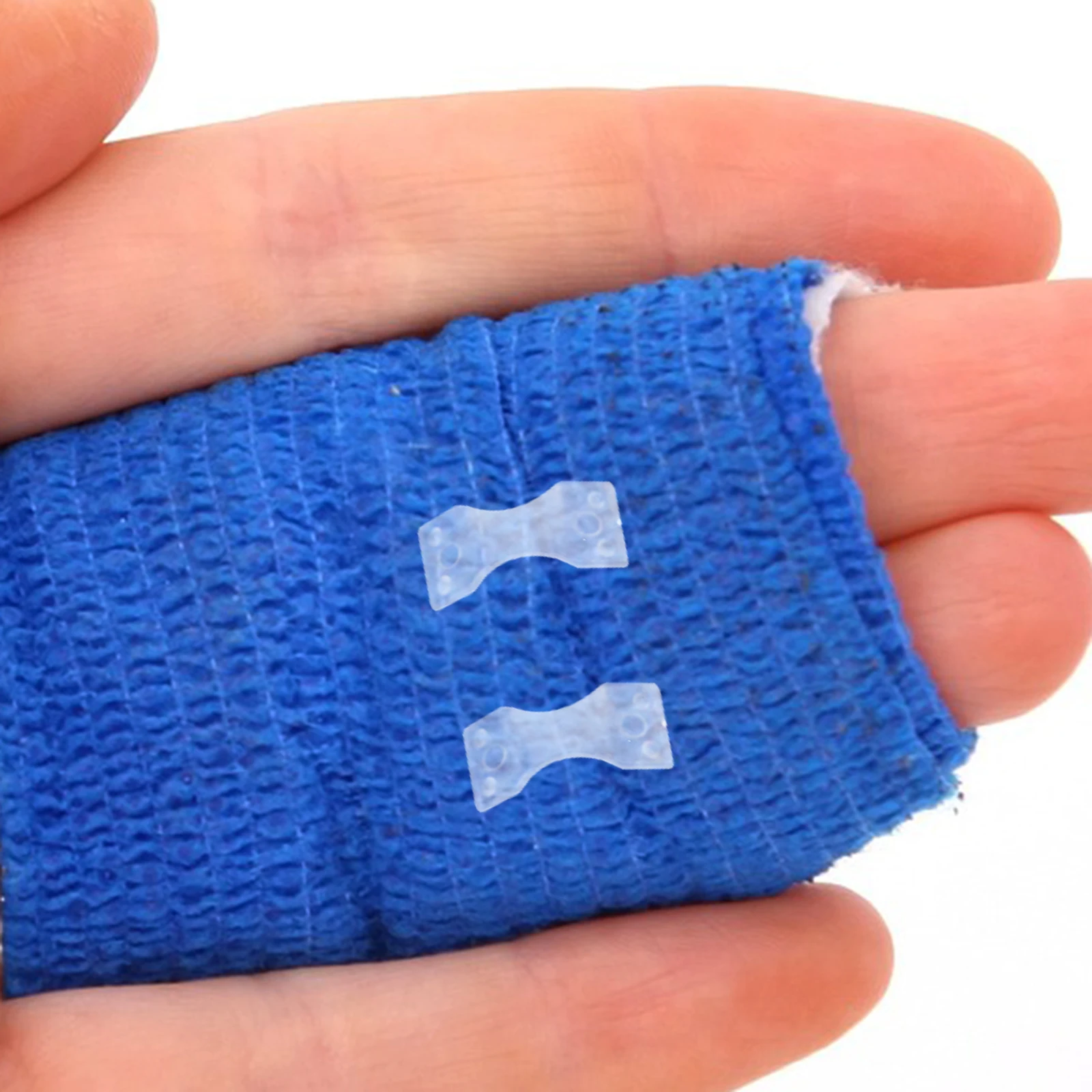 

50pcs Bandage Buckles Plastic Clips Elastic Clasp Portable Supplies Replaceable Wrapping First Aid Emergency Accessories