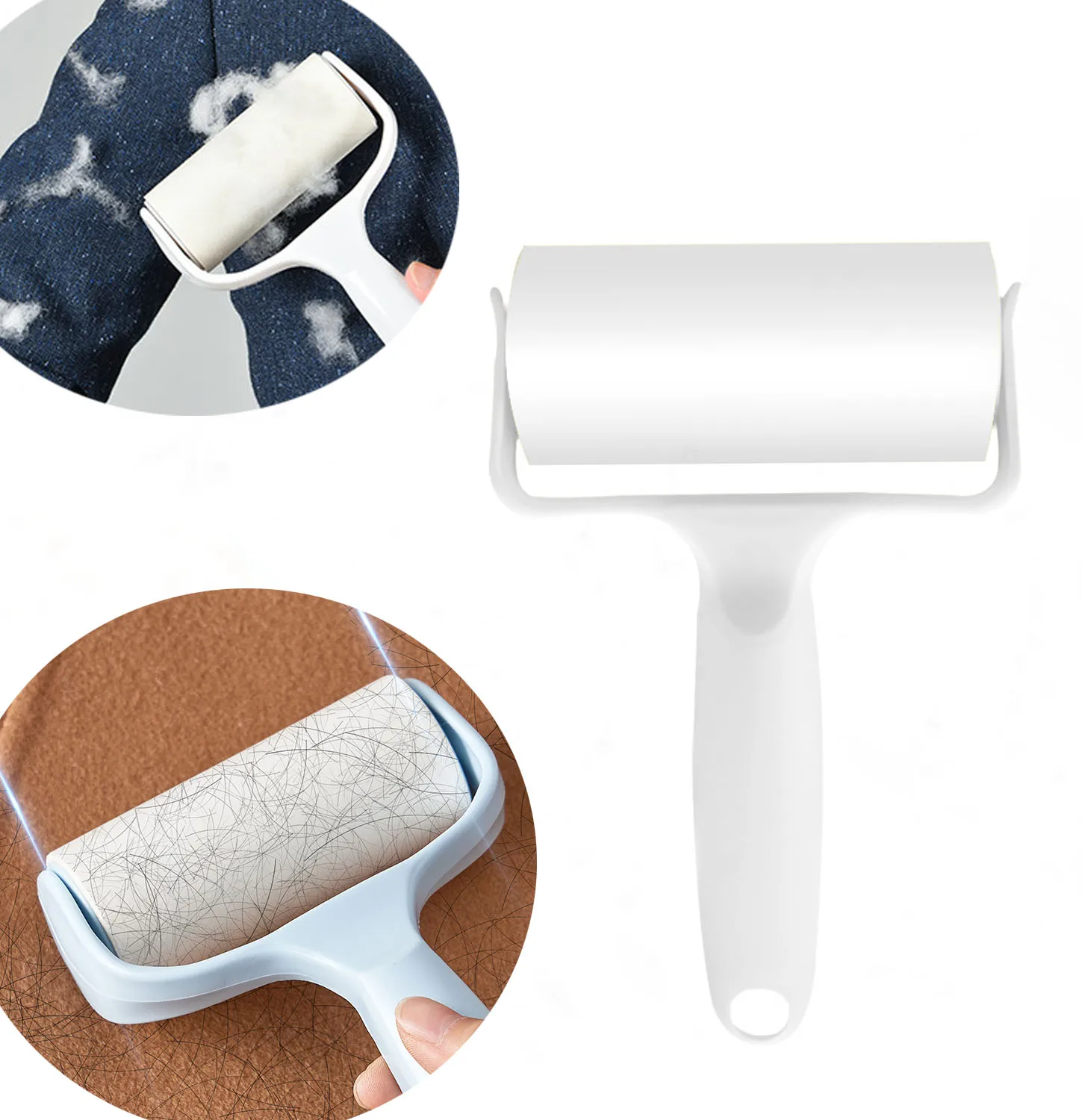 

Pet Hair Remover Roller-and Dog Hair Remover for Couch, Carpet,Clothing,Bedding - Portable, Efficient Animal Hair Removal Tool