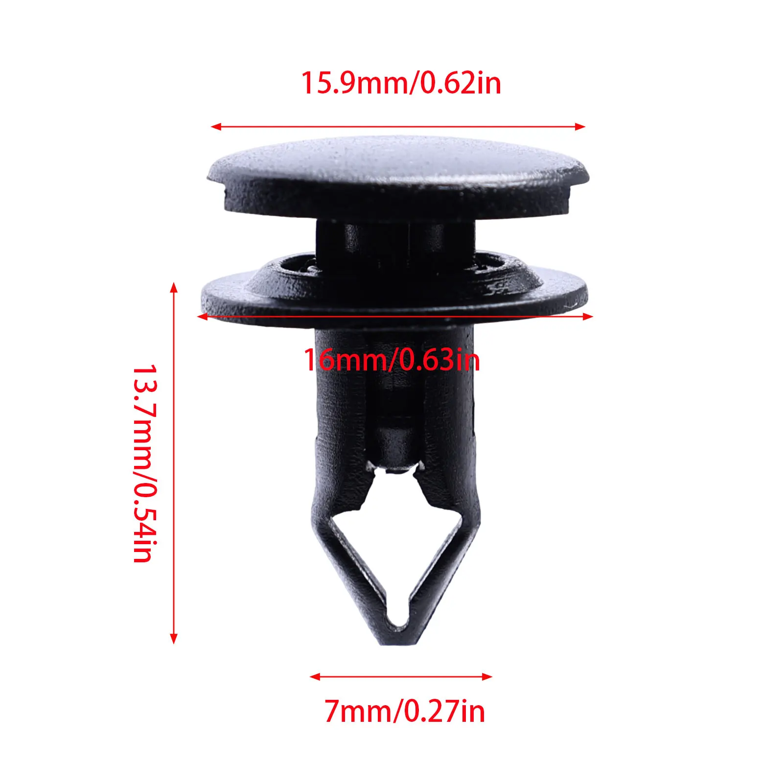 90667TC0U01ZA Trunk Deck Lid Trim Push‑Type Retainer Clips Fasteners For Honda Accord Civic Clarity CR‑Z HR‑V Acura ILX MDX TLX 2