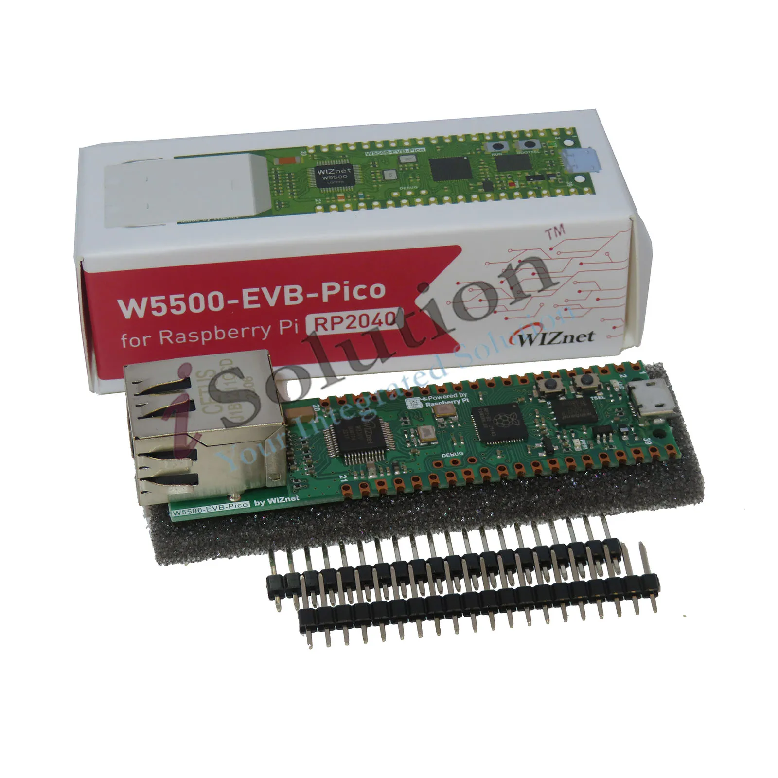 W5500-EVB-PICO  RP2040, W5500 Raspberry Pi Pico Board