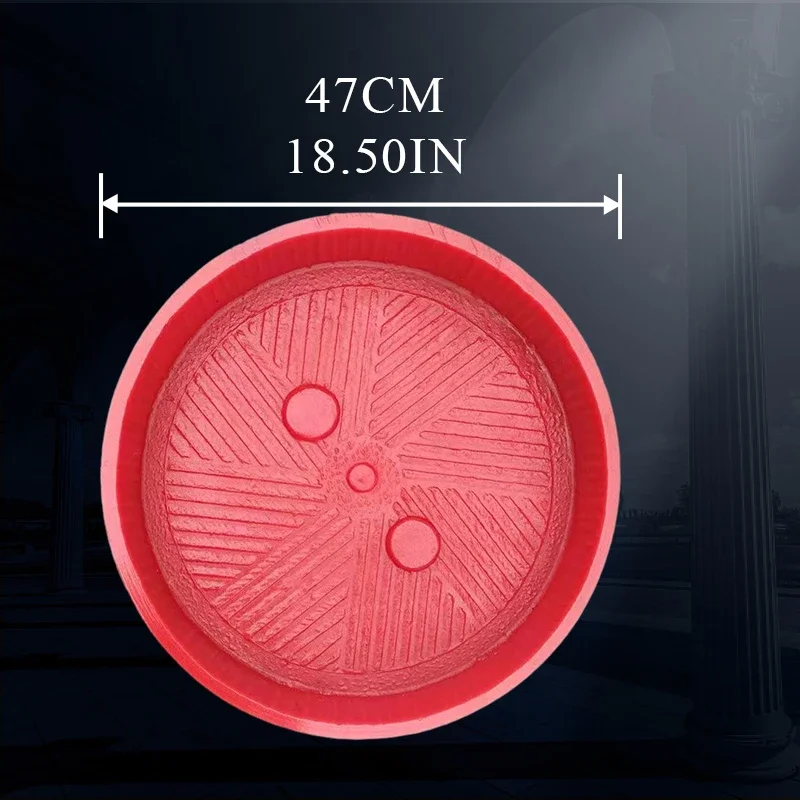 47x8 Cm Cement Imitation Stone Mill Mold for Courtyard Step Stone Landscape Garden Casting Mold