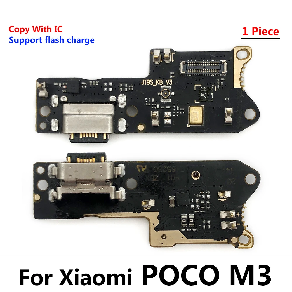 USB Type C Charger Charging Port For Xiaomi Poco F1 F2 Pro M3 F3 X2 X3 Pro NFC Dock Connector Microphone Board Flex Cable