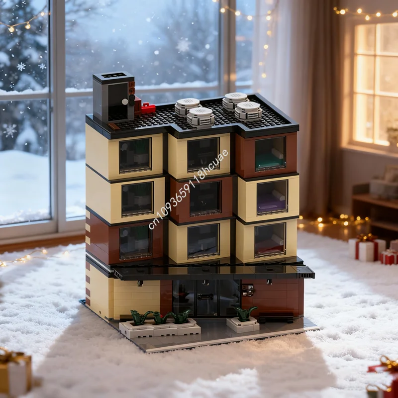 2280 قطعة MOC مقهى سكني وحدات نموذج اللبنات العمارة لتقوم بها بنفسك التعليم الإبداعي هدايا عيد الميلاد لعبة أطفال #1