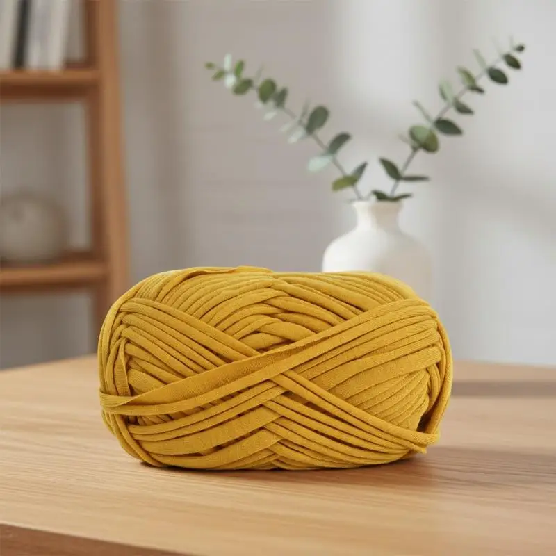 High Elastic Cloth Thread Low Shrinkage Warm Soft Yarn for DIY Knitting Crochet Throw Blanket Making Craft Projects