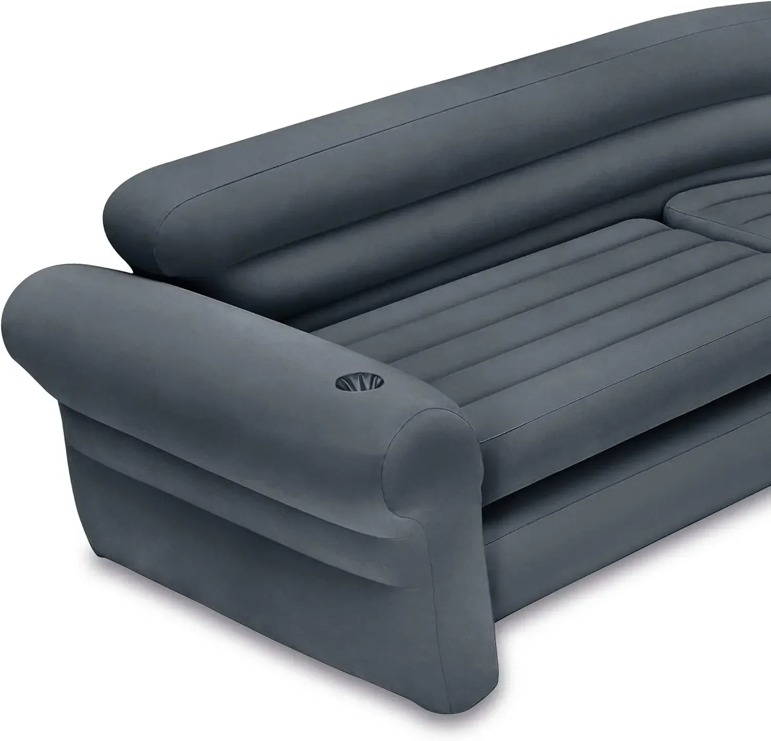 Sofá Seccional de esquina inflable, sillón de salón Ultra, juego Otomano