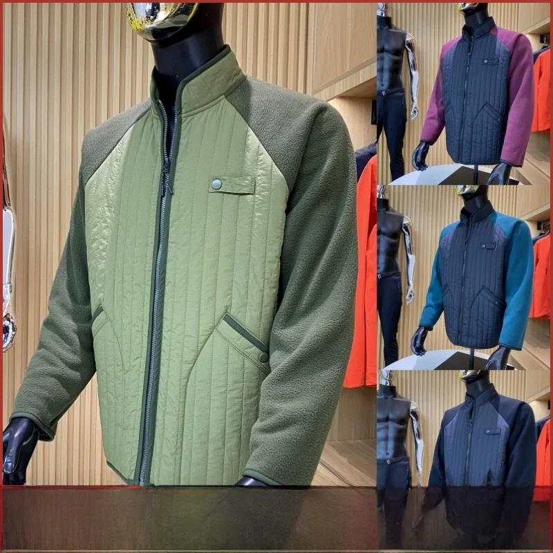 

Осень-зима, уличный дэт с капюшоном и воротником-стойкой, хлопковая подкладка, вставка под плечо, контрастный цвет, мужская ...