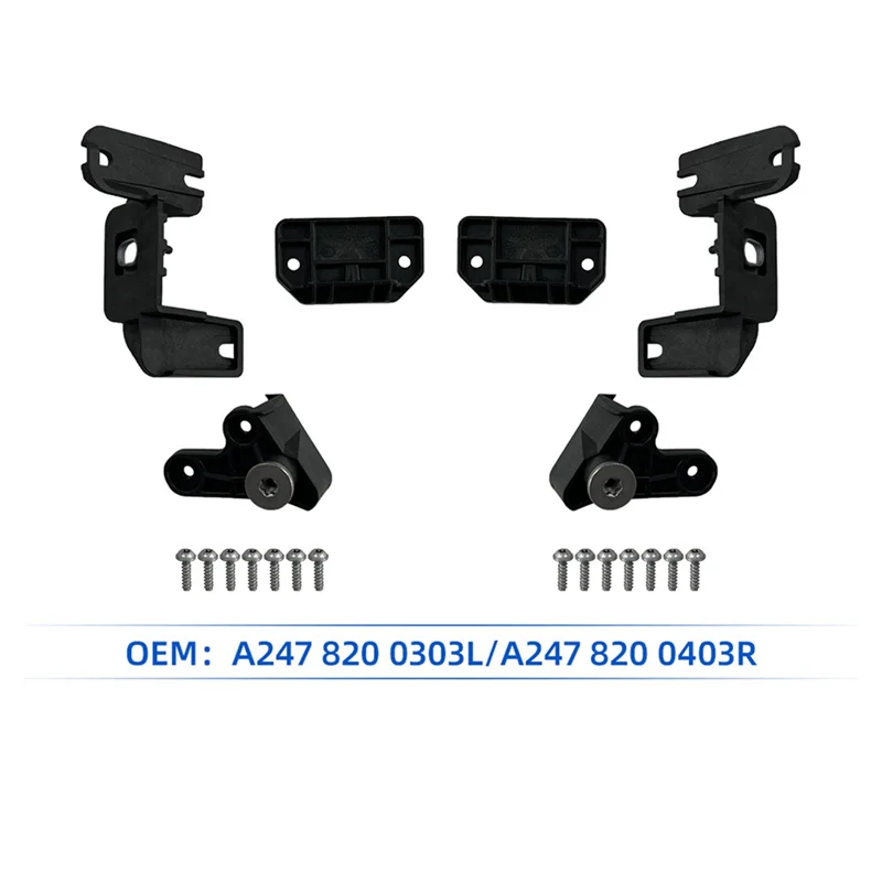 1 زوج العلوي إصلاح قوس أطقم A2478200303 A2478200403 لمرسيدس بنز GLB الفئة X247 20-2024 كشافات ثابتة مخلب #2