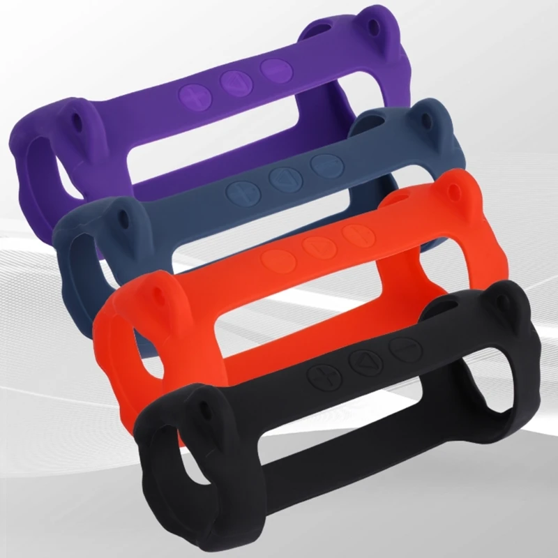 Silicone Case Sleeve For JBL 7 Portable Speaker Shockproof Sleeve with Easy Carrying Adjustable Shoulder Strap
