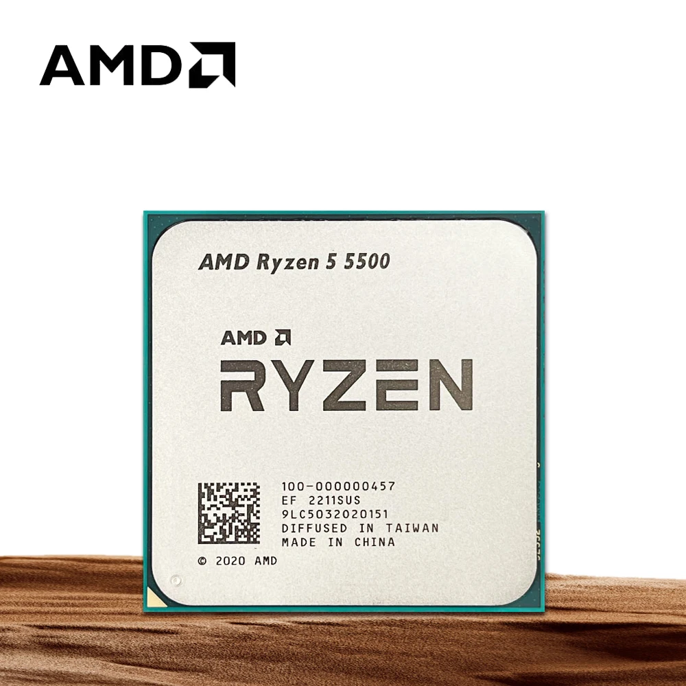 

AMD Ryzen 5 5500 6-Core 12-Thread L3=16M 3.6GHz Gaming Processor 65W 7NM R5 5500 DDR4 Socket AM4 No Fan