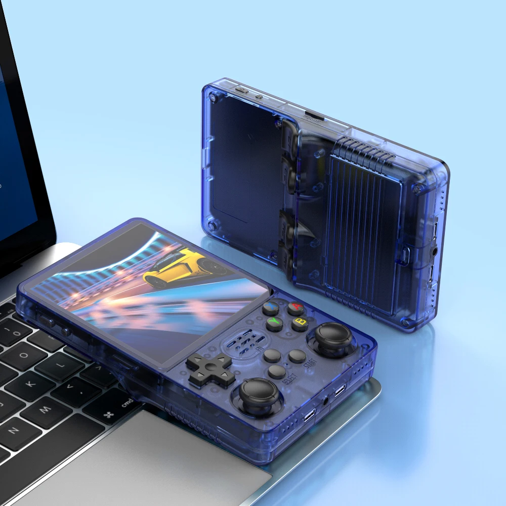 BOYHOM R36PLUS Retro Handheld Console 4 Inch IPS Scherm 64 GB 128G WiFi NES SNES Game Boy Advance N64 PS1 PSP Emulator