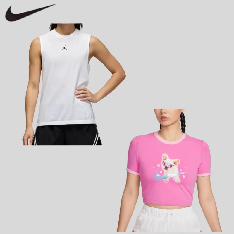 

Nike 2Pcs Crew Neck Tshirt Tank Mens Summer Athletic Training Casual 2 PieceFN5857-100+HM4621-675
