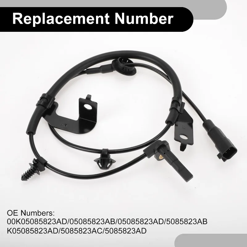 4PCS 05085823AD Front Rear Left Right ABS Wheel Speed Sensor For Dodge Caliber Jeep Compass 05085822AD 05105063AD 05105062AD