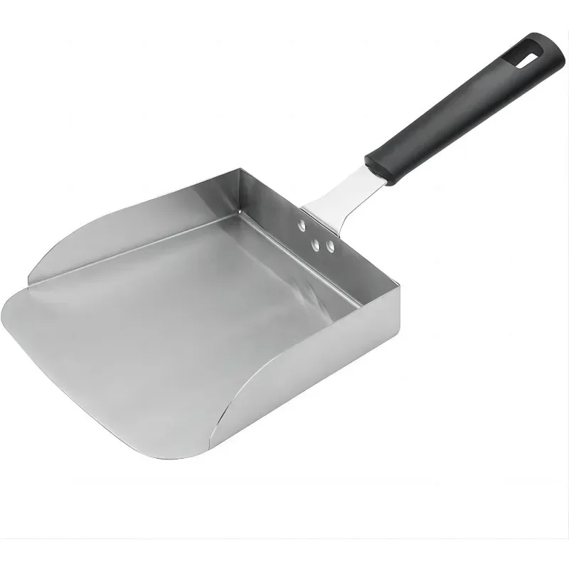 

Stainless Steel Food Spatula BBQ Spatula Griddle Food Mover Multifunctional Food Shovel BBQ Tools Kitchen Accessories Outdoor