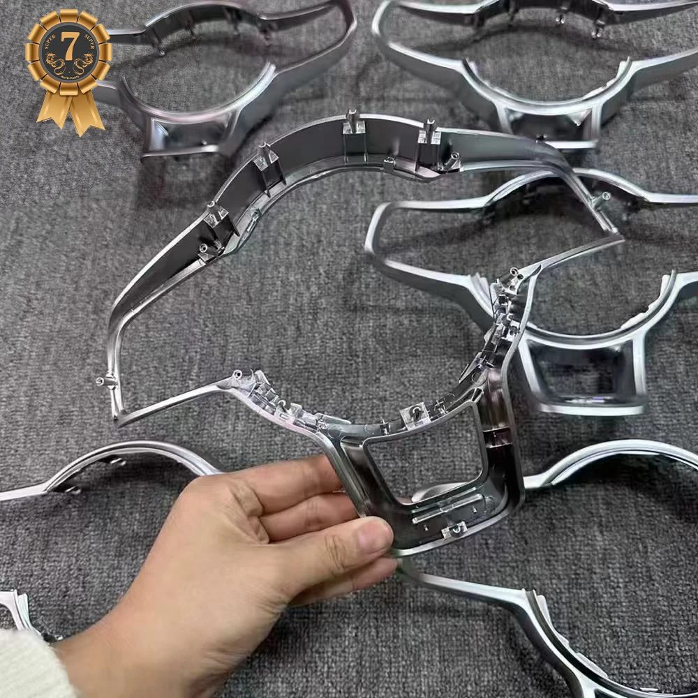 

Для Volkswagen Golf MK7 GTI YDFXPAJKDGYSWLOGO рулевое колесо серебристая рамка R логотип аксессуары для рулевого колеса