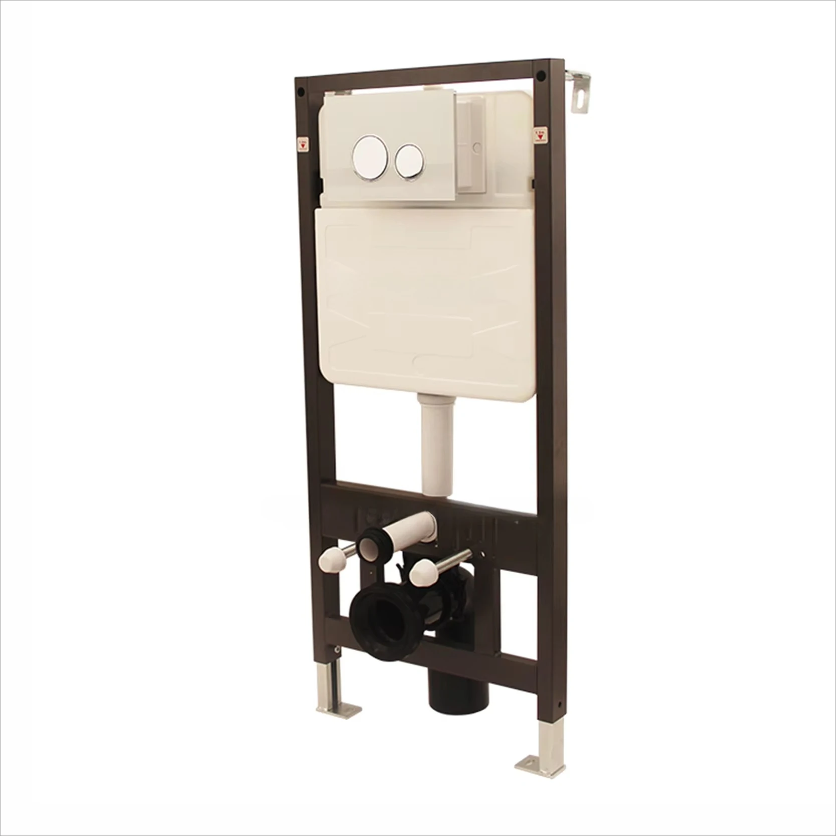 Modern hotel water tank wall watermark toilet accessories wall toilet water tank double push flush hidden water tank