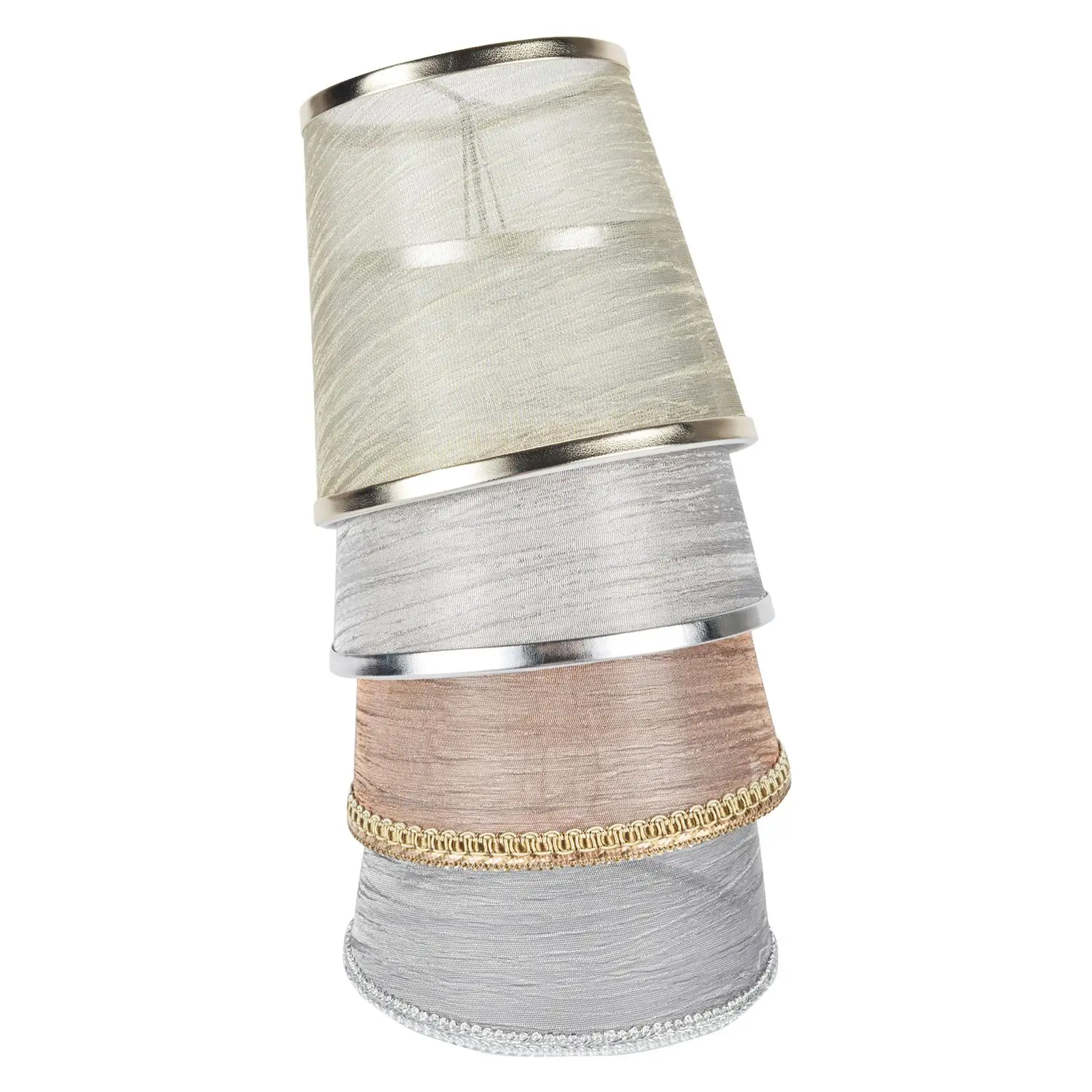 

Transparent Lamp Shade Portable Cloth Lampshade for Hotel Parties