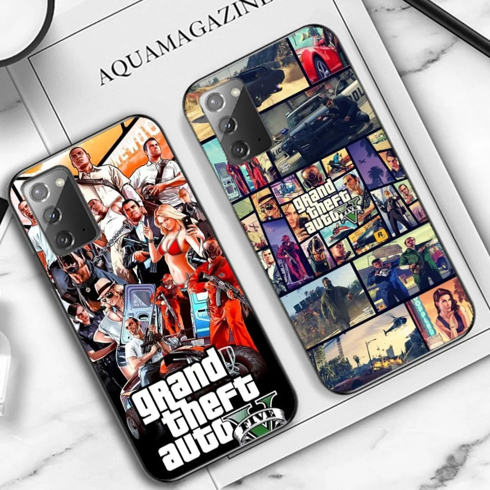 Hot Game GTA V Phone Case For Samsung Note 8 9 10 20 Pro Plus Lite M 10 11 20 30 21 31 51 A 21 22 42 02 03