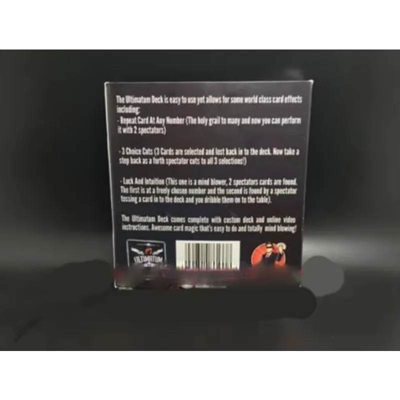 Ultimatum سطح السفينة بطاقة الخدع السحرية عن قرب المرحلة أوهام Mentalism اللعب ماجيا للتحايل الدعائم