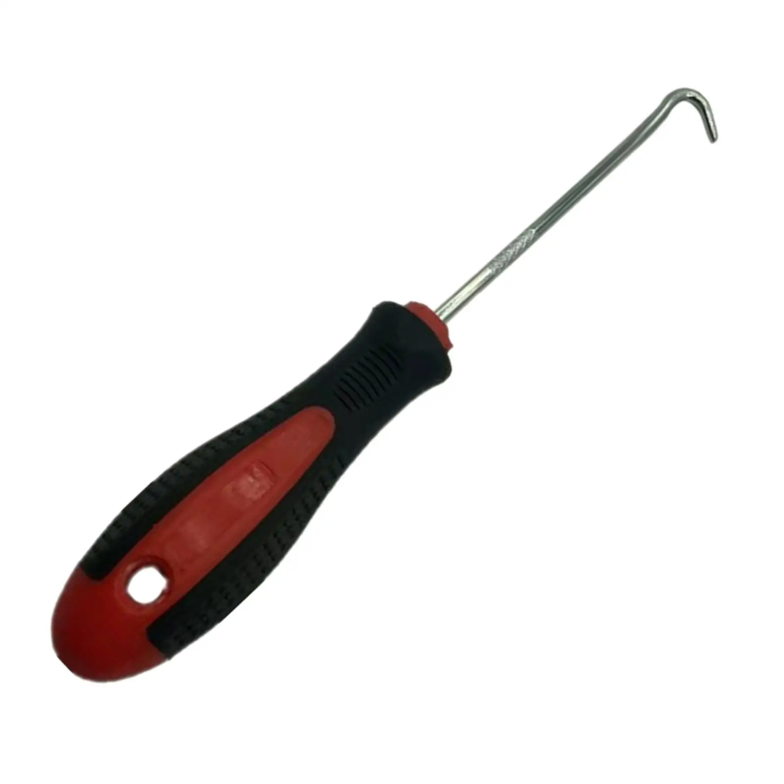 Nylon Red Racket String Puller Lightweight Anti Slip Handle Bent Tip for Tennis Badminton Squash Racquet Stringing