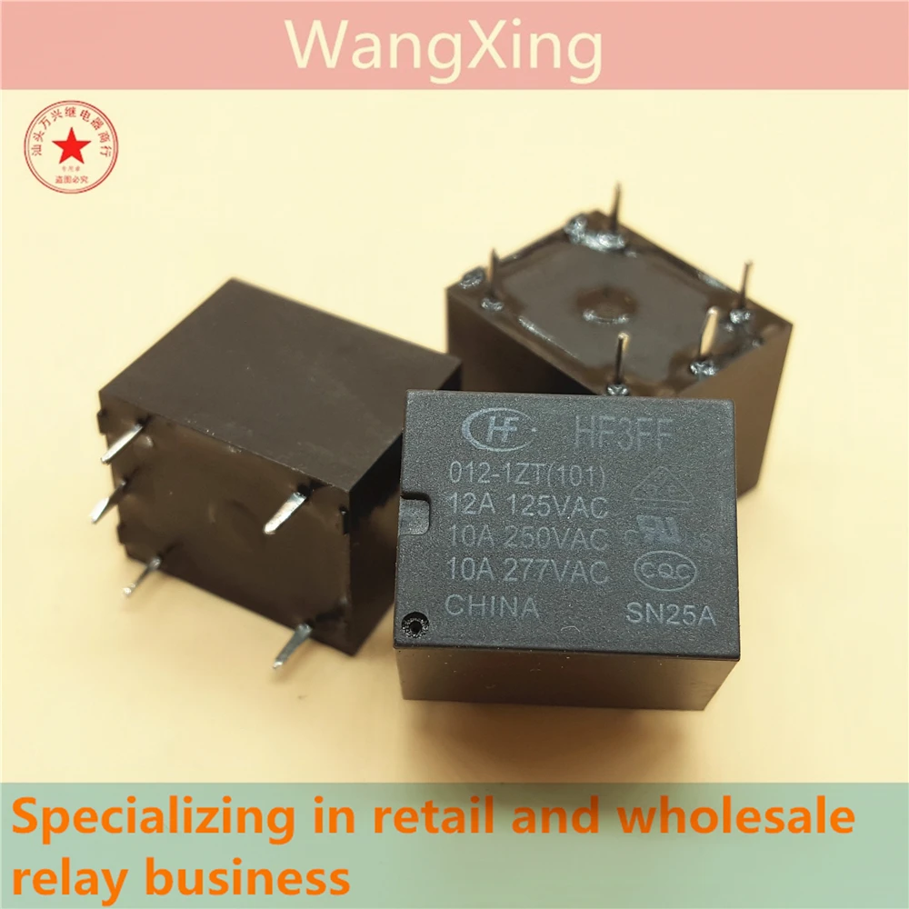 

JQC-3FF 012-1ZT(101) 024-1ZT(101) 005-1ZT(101) Electromagnetic Power Relay 5 Pins