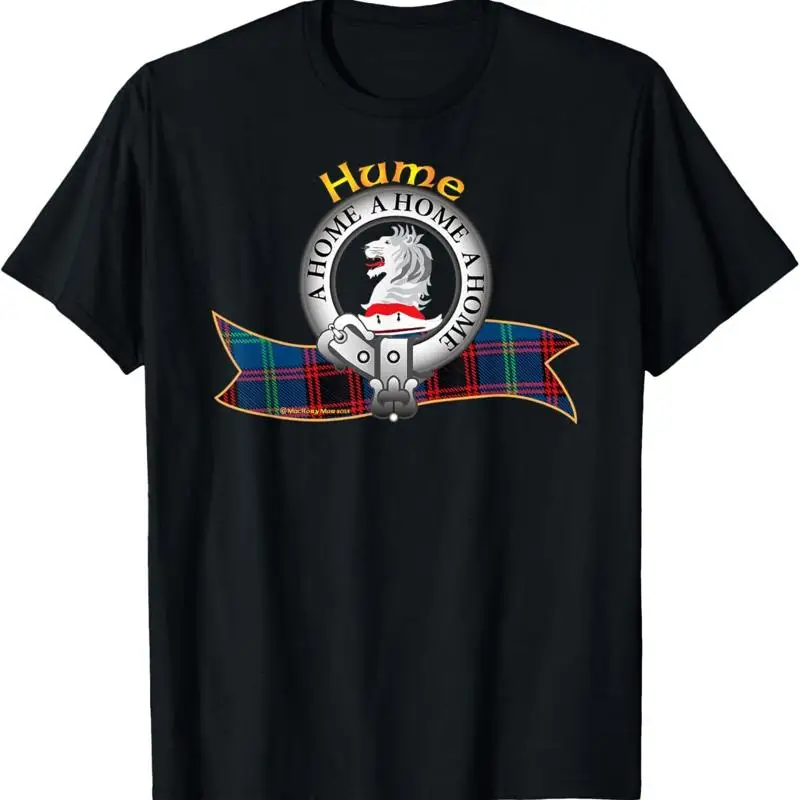 

Hume Clan Tartan Crest Motto T Shirt