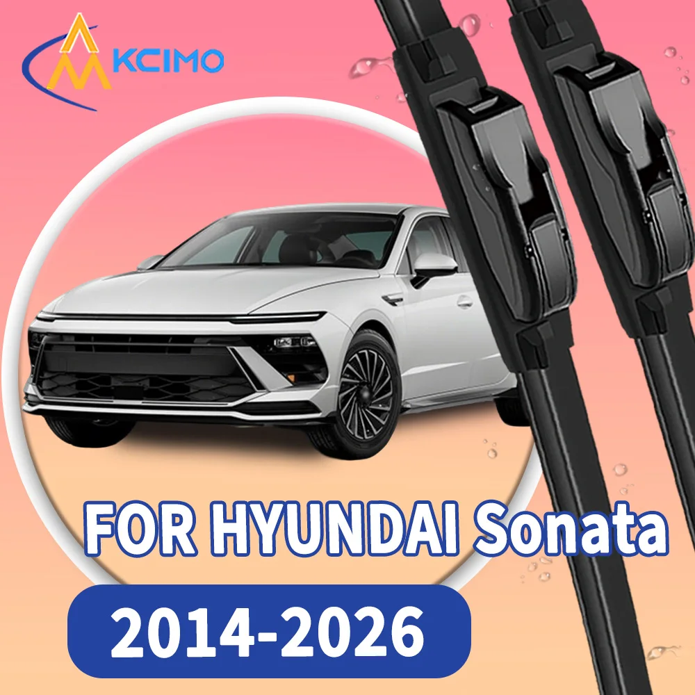 

High Quality 2pcs Windscreen Car Rain Brush Front Windshield Auto Wipers Perfect Fit for HYUNDAI Sonata vii saloon 2014-2026