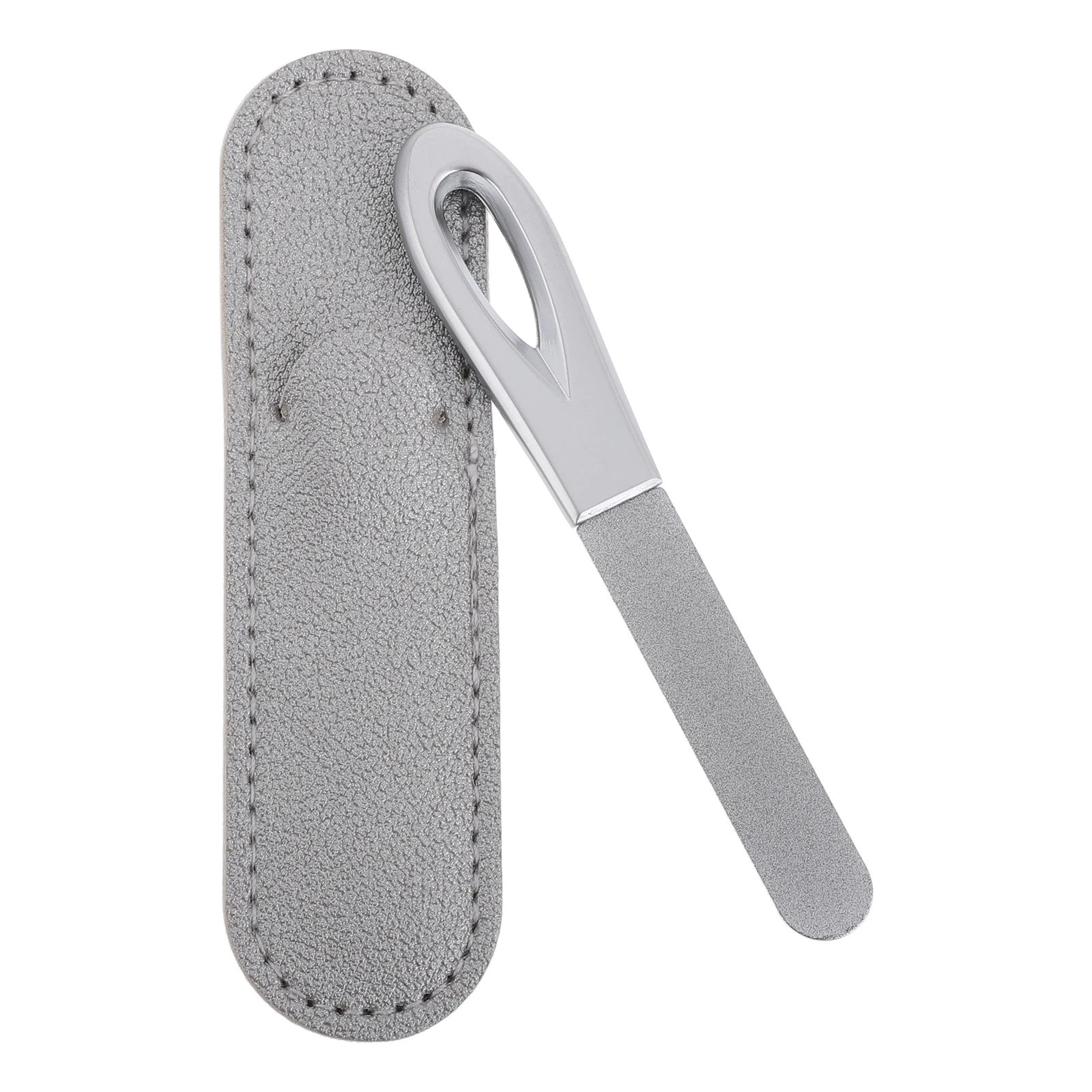 

Doublesided Nail File Stainless Steel Compact Travel Fingernail Toenail Grinder Hard Files Buffer Double Sided Zinc Aluminum