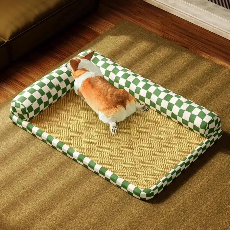 Frenchie Modern Large Dog Bed Durable Quality Designer Mattress Dog Supplies Essentials Indoor Cama Para Perro Pet Supplies