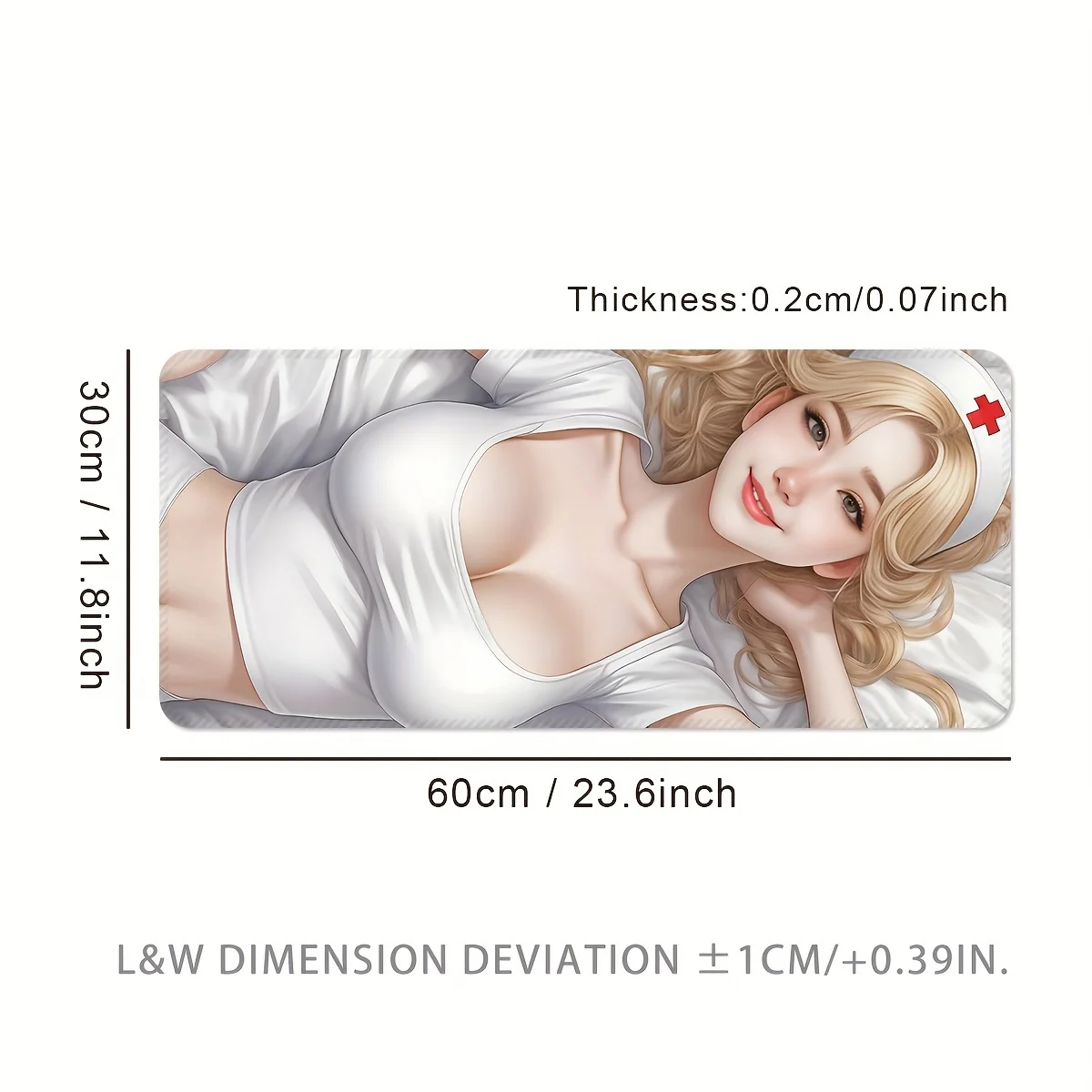 لوحة ماوس ألعاب كبيرة الحجم من الشعر الذهبي، حصيرة مكتب مطاطية سميكة ممتدة كبيرة الحجم، لوحة ماوس مكتب غير قابلة للانزلاق وقابلة للغسل بدقة #3