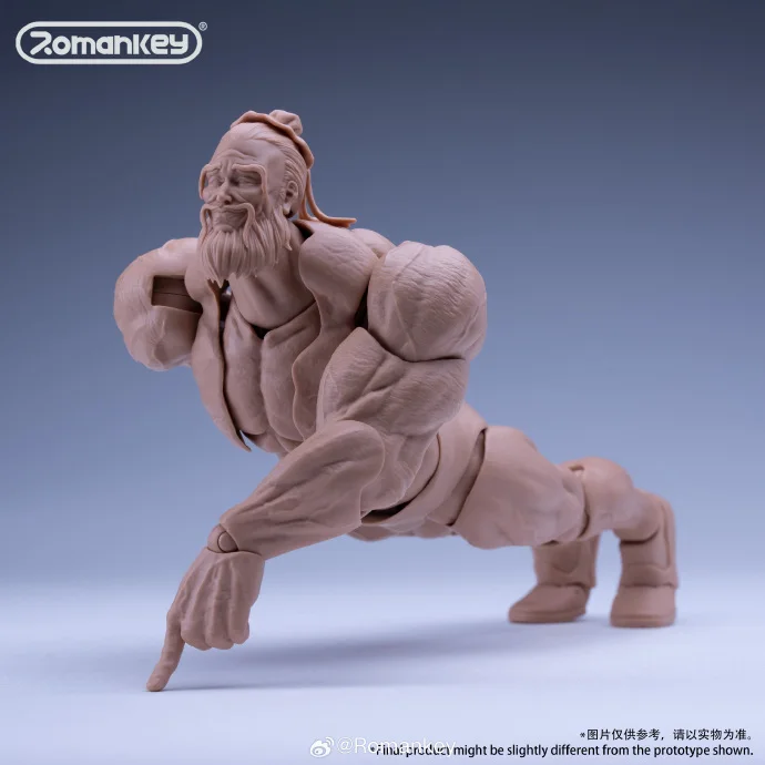 Romankey Original 1/12 Super móvil cuerpo masculino serie alto y voluminoso Fellow Anime modelo de figura de acción juguetes regalos para niños