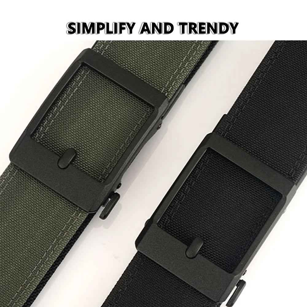 TUSHI 4,3 cm Militärische Taktische Gürtel für Männer Metall Automatische Schnalle Dicke Nylon Outdoor Jagd IPSC Gun Gürtel Casual Gürtel männlichen – Detail 9