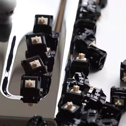 Kailh MX BCP Switch OFF STUDIO 5pins PA66 POM Linear For Custom DIY Game Office Mechanical Keyboard MX Switches PC Factory Lubed