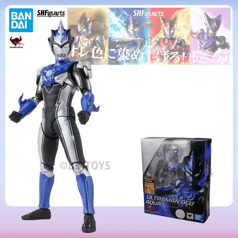 

В наличии Bandai S.H.Figuarts SHF Ultraman Series Blu Aqua Подвижная аниме-фигурка Коллекционная оригинальная коробка Готовая BB