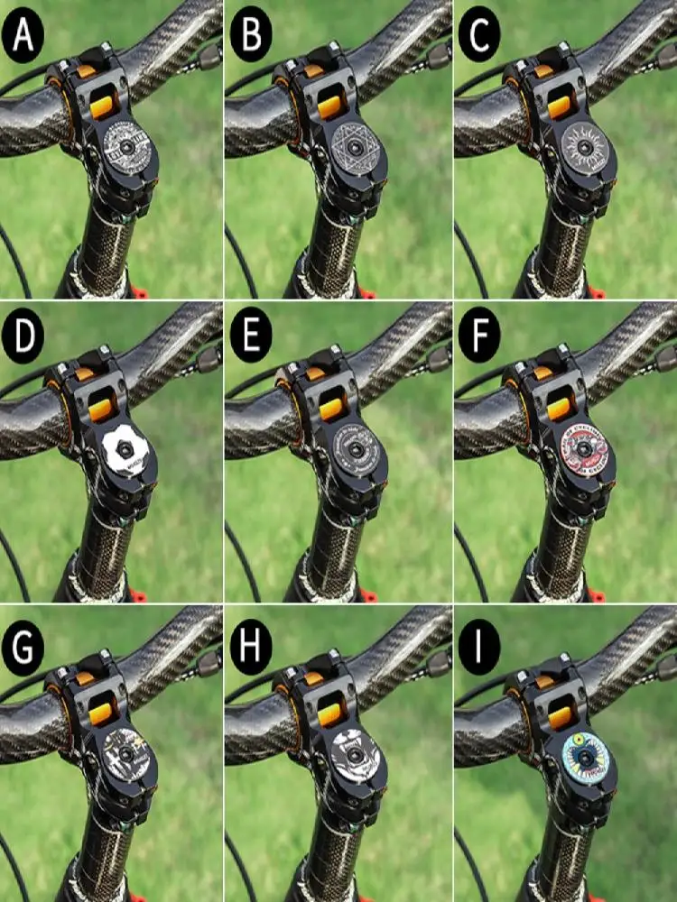 AliExpress NONE Stem Cap Bicycle Bowl Cover with Screws 28.6mm 1 1/8" Bicycle Stem Top Cap Ultra-light Cool Fork Tube Headset Cap Road Bikes