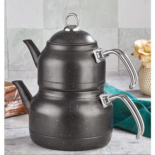 Heroes Black Milano Porcelian Teapot