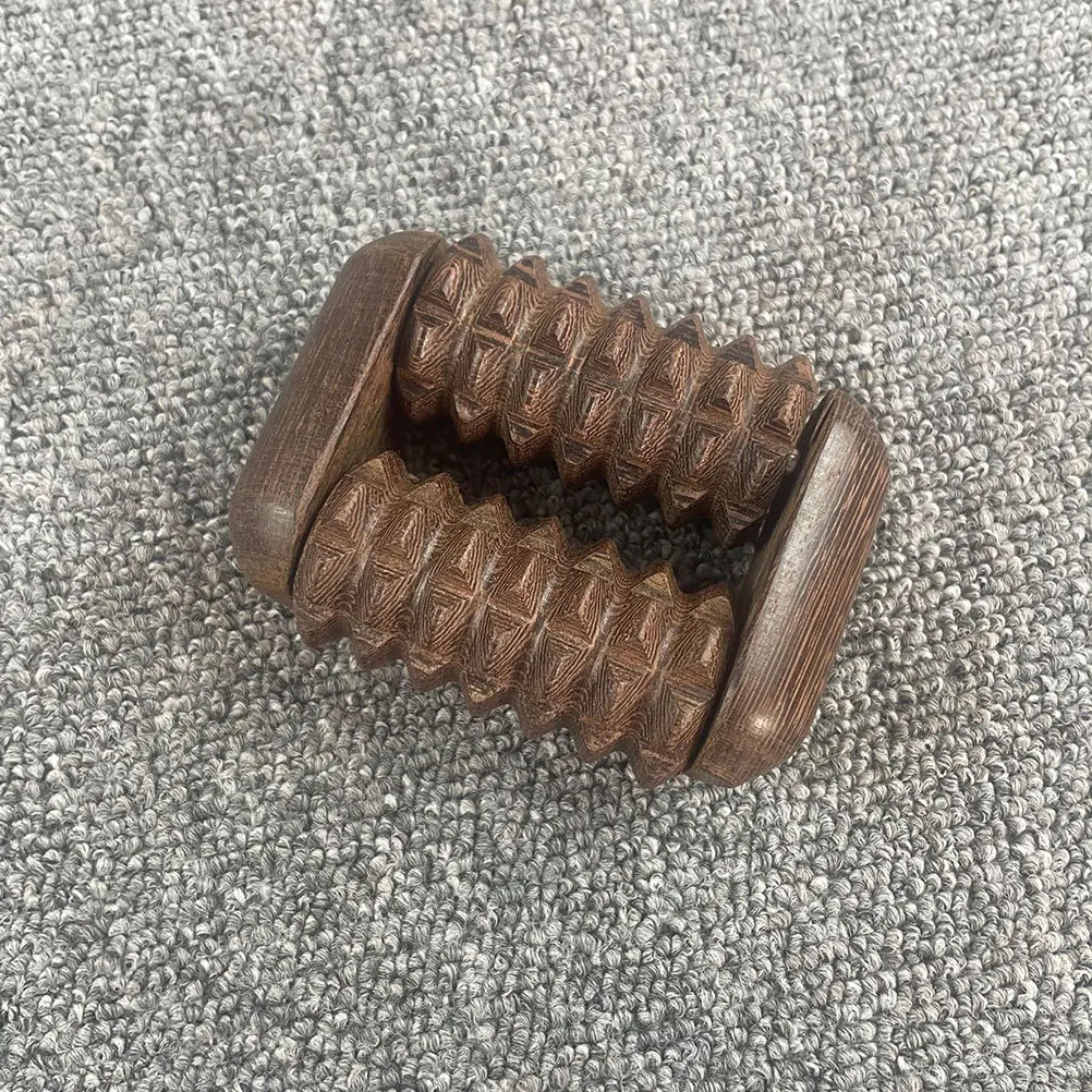 

Handheld Wooden Finger Massager with Rolling Mechanism for Fast Fatigue Relief Portable Hand Massage Roller for Daily Stress