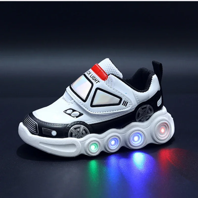 0-6 anni bambini Sneakers incandescenti bambini Sneakers luminose ragazzi ragazze scarpe da ginnastica illuminate a Led scarpe da esterno per