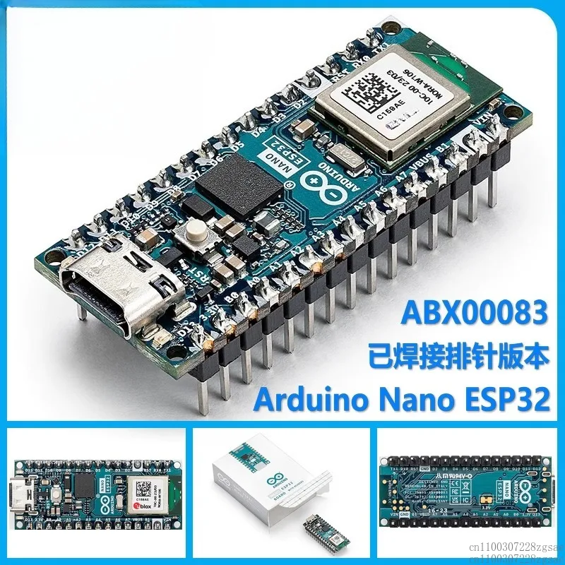 

ESP32 with headers ABX00083 NORA-W106 ESP32-S3
